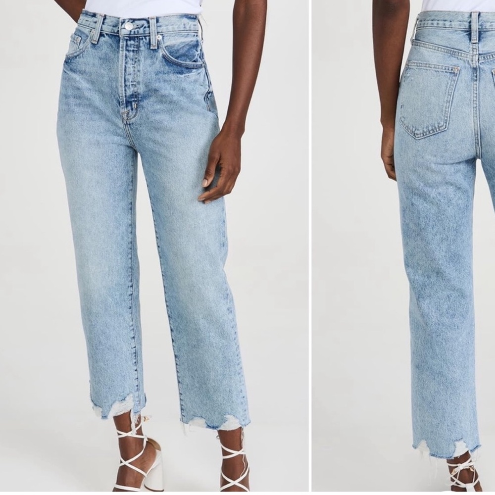 Pistola Cassie Super High Waist Straight Leg Crop - Baja